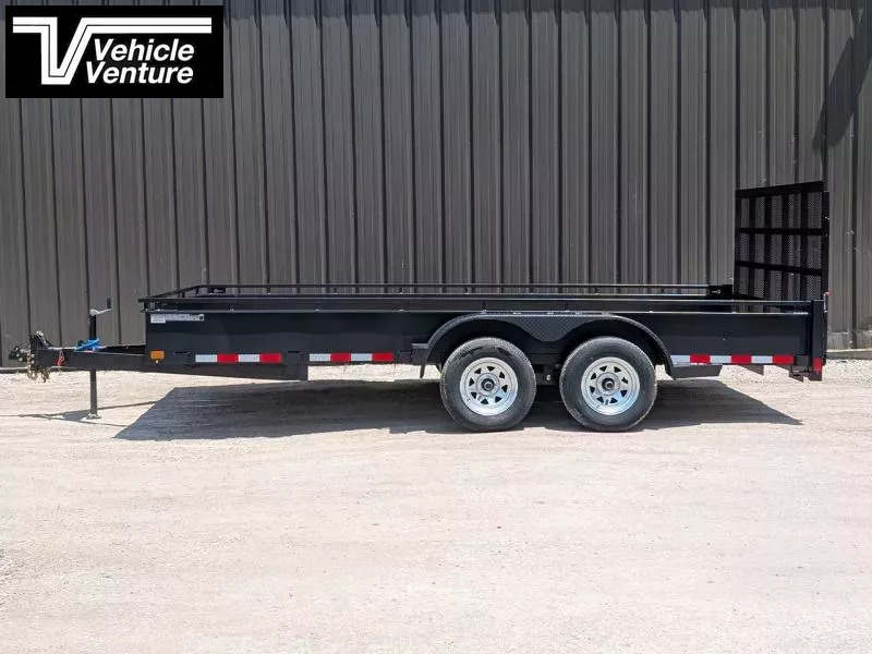 2025 CANADA TRAILER 7X16 STEEL SIDE LANDSCAPE TRAILER - Image 4