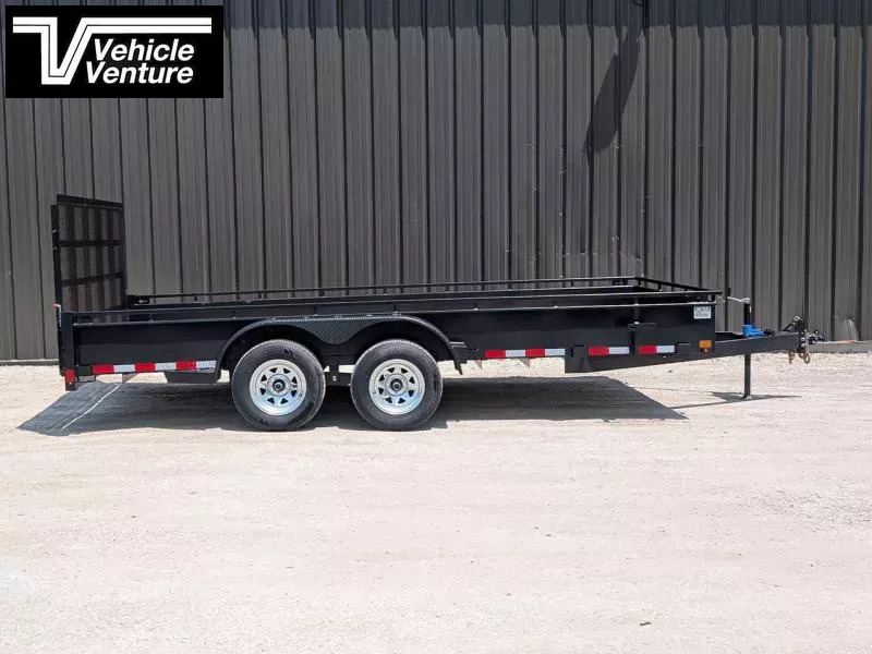 2025 CANADA TRAILER 7X16 STEEL SIDE LANDSCAPE TRAILER - Image 3