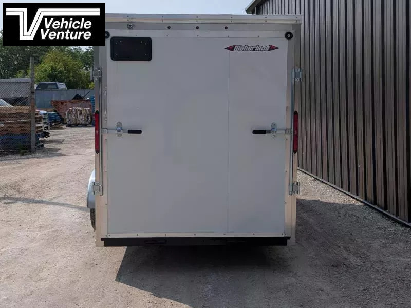 2025 WEBERLANE 6X12 ESTATE SERIES 6" EXTRA HEIGHT RAMP DOOR WHITE - Image 5