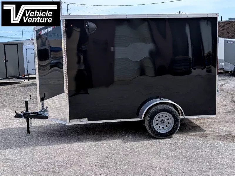 2025 WEBERLANE 6X10 ESTATE SERIES 6" EXTRA HEIGHT RAMP DOOR BLACK - Image 4