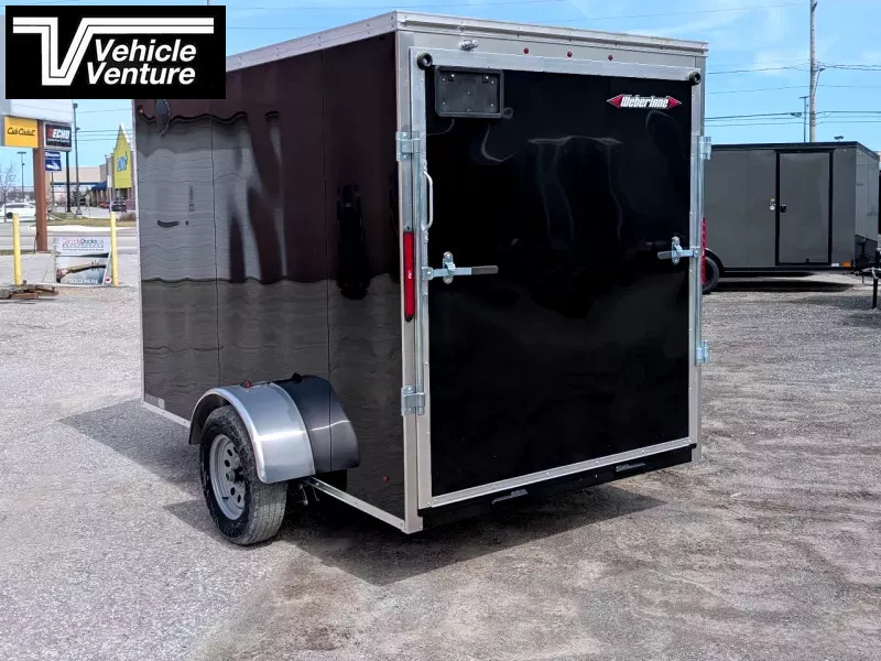 2025 WEBERLANE 6X10 ESTATE SERIES 6" EXTRA HEIGHT RAMP DOOR BLACK - Image 2