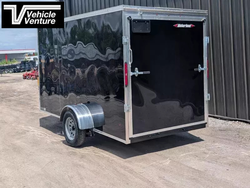 2025 WEBERLANE 6X12 ESTATE SERIES 6" EXTRA HEIGHT RAMP DOOR BLACK - Image 2