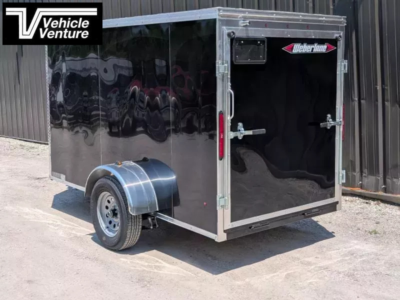 2025 WEBERLANE 5X10 ESTATE SERIES RAMP DOOR BLACK - Image 2