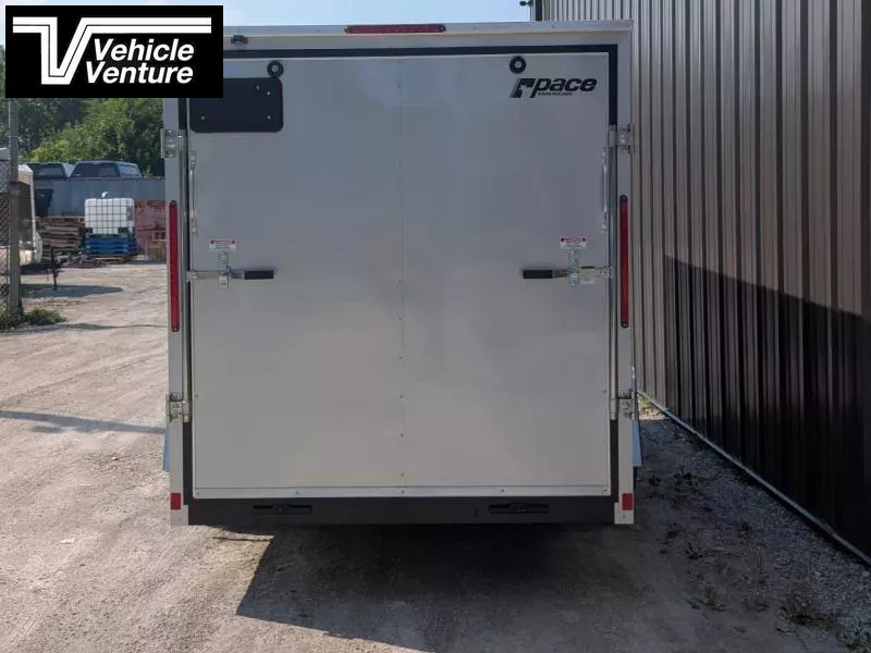 2026 PACE 6X12 OUTBACK FLAT TOP RAMP DOOR SILVER - Image 5