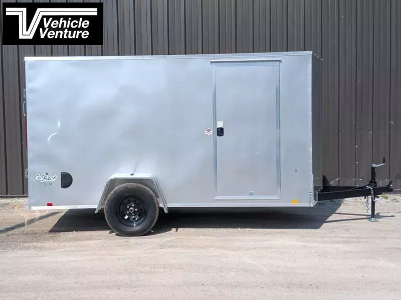 2026 PACE 6X12 OUTBACK FLAT TOP RAMP DOOR SILVER - Image 3