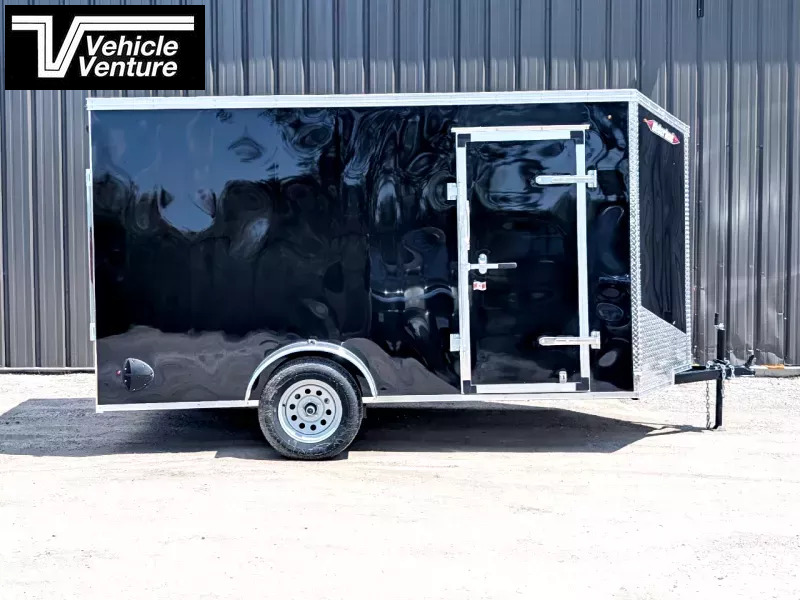 2026 WEBERLANE 6X12 ESTATE SERIES 6" EXTRA HEIGHT RAMP DOOR BLACK - Image 4