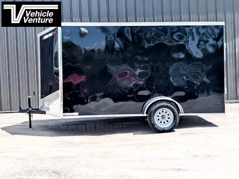 2026 WEBERLANE 6X12 ESTATE SERIES 6" EXTRA HEIGHT RAMP DOOR BLACK - Image 5