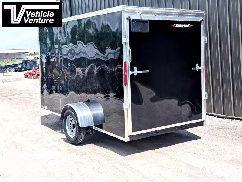 2026 WEBERLANE 6X12 ESTATE SERIES 6" EXTRA HEIGHT RAMP DOOR BLACK - Image 3