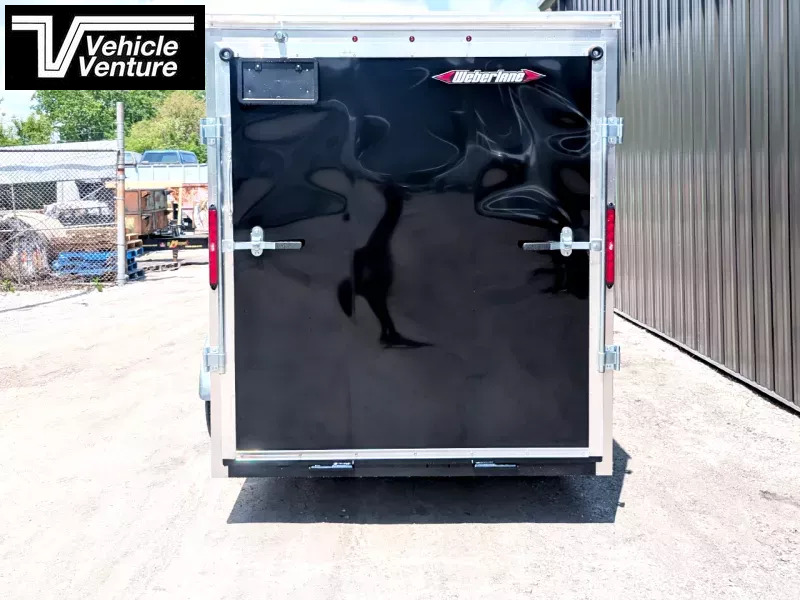 2026 WEBERLANE 6X12 ESTATE SERIES 6" EXTRA HEIGHT RAMP DOOR BLACK - Image 6