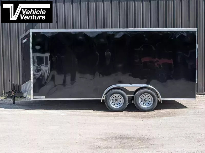 2026 WEBERLANE 7X16 ESTATE SERIES 6" EXTRA HEIGHT RAMP DOOR BLACK - Image 4