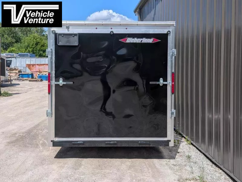 2026 WEBERLANE 7X16 ESTATE SERIES 6" EXTRA HEIGHT RAMP DOOR BLACK - Image 5