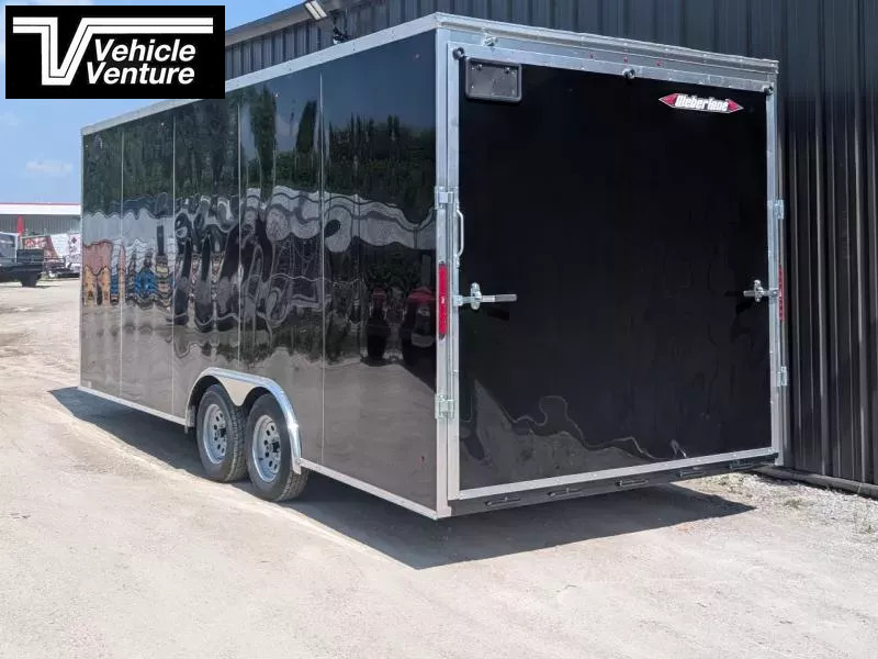 2026 WEBERLANE 85X20 ESTATE SERIES 12" EXTRA HEIGHT RAMP DOOR BLACK - Image 2