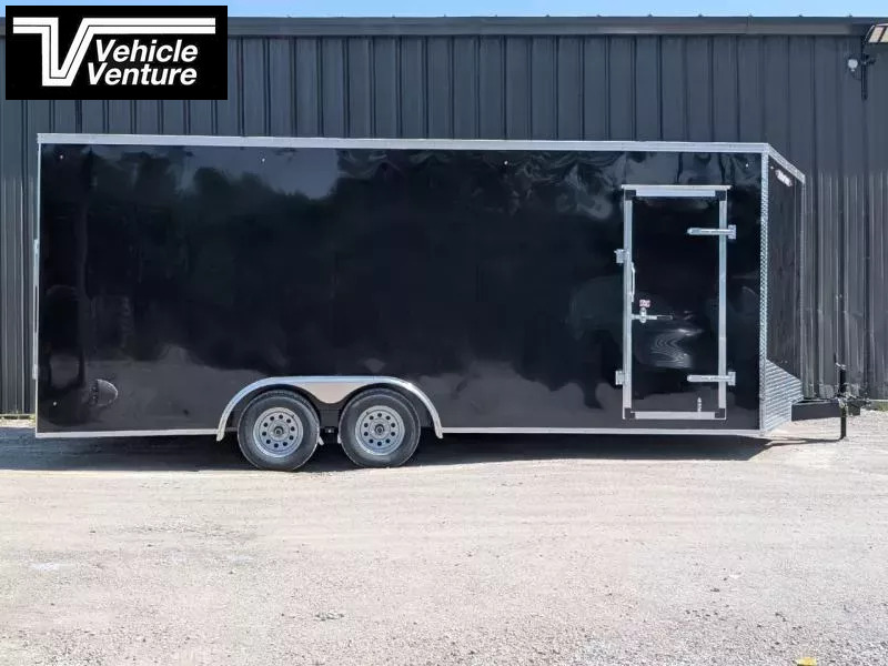 2026 WEBERLANE 85X20 ESTATE SERIES 12" EXTRA HEIGHT RAMP DOOR BLACK - Image 3