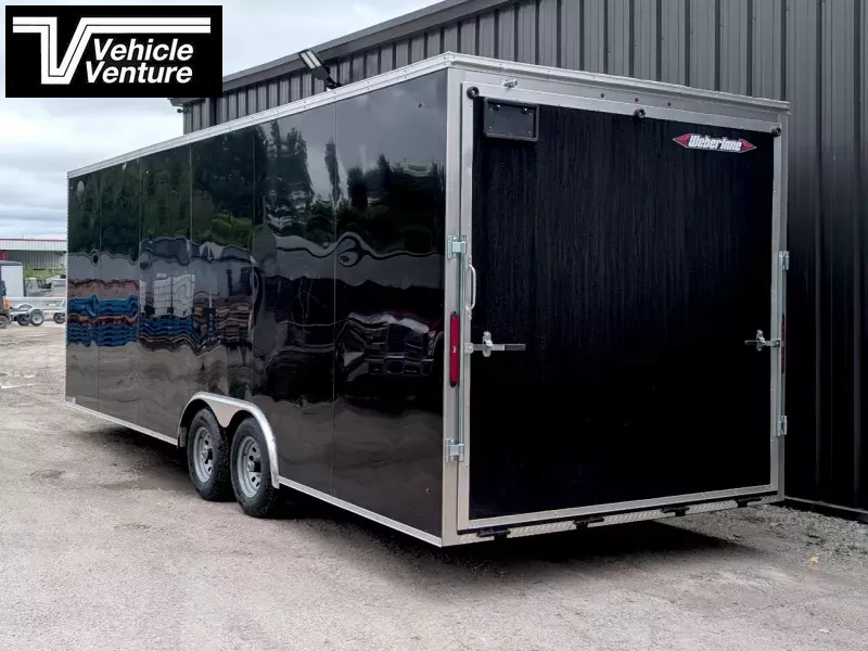 2026 WEBERLANE 85X24 CONTRACTOR SERIES 12" EXTRA HEIGHT RAMP DOOR BLACK - Image 2