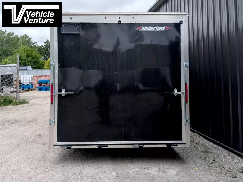 2026 WEBERLANE 85X24 CONTRACTOR SERIES 12" EXTRA HEIGHT RAMP DOOR BLACK - Image 5