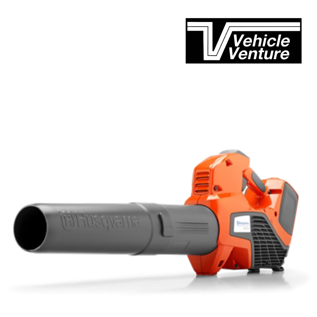 A HUSQVARNA 436LIB LI-ION H/H BLOWER is shown in the foreground, with the black and white Vehicle Venture logo in the upper right corner.