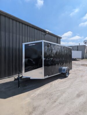 2026 WEBER LANE 6X14 ESTATE SERIES 6" EXTRA HEIGHT RAMP DOOR BLACK